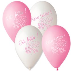 Latex Balloons Printed with "Este Fetita" - 10"/26cm, Radar GI90.EF