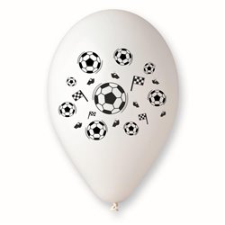 Latex Balloons Printed with "Footbal" - 10"/26cm, Radar GMI90.FOTBAL