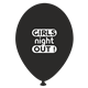 Girls Night Out Printed Latex Balloons, Radar GI.GNO.BK