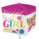Balon folie Cubez Baby Girl 38 cm X 40 cm, 28382