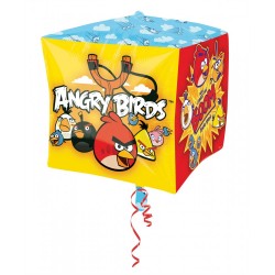 Balon Folie Cubez Angry Birds - 15"/38cm, Amscan 2846201