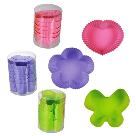 Silicone cupcake mould for ca.50 ml, Radar 71/2781, 6 buc