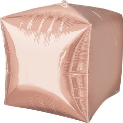 Balon folie cubez Rose Gold - 38 x 38 cm, Amscan 36183