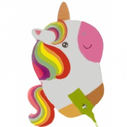 Balon Folie Figurina - Unicorn Jucaus, Amscan 37954