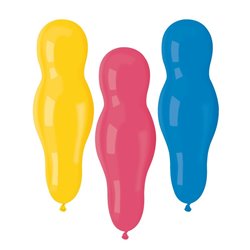 Assorted Doll Latex Balloons, 14 inch (35 cm), Gemar AB3, Pack Of 100 pieces