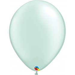 Balon Latex Pearl Mint Green, 16 inch (41 cm), Qualatex 43891, set 50 buc