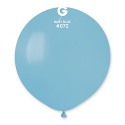 Balon Latex Jumbo 48 cm, Baby Blue 72, Gemar G150.72
