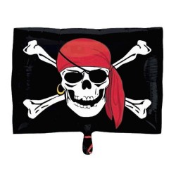 Jolly Roger Pirate Birthday Foil, 45 cm, 29789ST