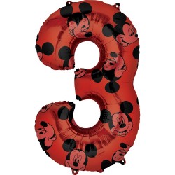 Mickey Mouse Forever Number 1 Foil Balloon, Amscan 40131, 1 piece
