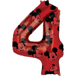 Mickey Mouse Forever Number 1 Foil Balloon, Amscan 40131, 1 piece