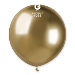 Balon Latex Jumbo Shiny Gold- 48 cm, Gemar GB150.88