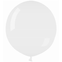 White 01 Jumbo Latex Balloon , 39 inch (100 cm), Gemar G300.01, 1 piece