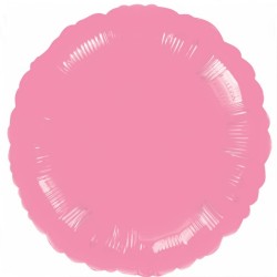 Metallic Pink Circle Foil Balloon - 18"/45cm, Amscan 1280502, 1 piece