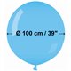 Balon Latex Jumbo 100 cm, Albastru Deschis 09, Gemar G300.09, 1 buc