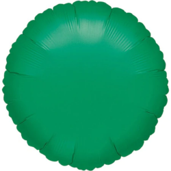 Balon folie green metalizat rotund - 45 cm, Amscan 20557, 1 buc