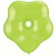 6" Lime Green GEO Blossom Latex Balloons, Qualatex 87165, Pack of 100 pieces