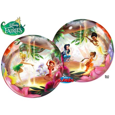 Balloon Bubble Tinkerbell and Friends, Qualatex, 22", 19874