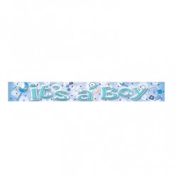 It's a boy Foil Banner, Amscan 992962, 1 piece