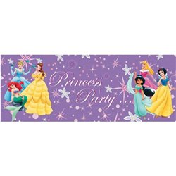 Banner decorativ pentru petrecere cu Printese Disney - 1.3 m, Radar IVC26151, 1 buc