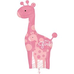 Balon Folie Figurina Girafa Baby Girl, Anagram, 25181