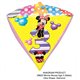 Minnie Mouse Age 3 - Diamondz Foil Balloons, Anagram, 15"x17", 28621