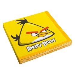 Servetele pentru petrecere copii - Angry Birds, 33 x 33 cm, Amscan 552363, Set 16 buc