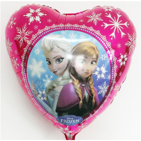 Frozen Heart Shaped Foil Balloon, Anagram, 18", 30402st