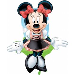 Balon Folie Figurina Minnie Mouse Dirndl, 75 cm, 27390ST
