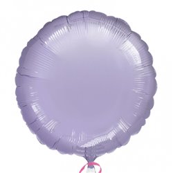 Balon folie lila metalizat rotund - 45 cm, Anagram 21628-40, 1 buc