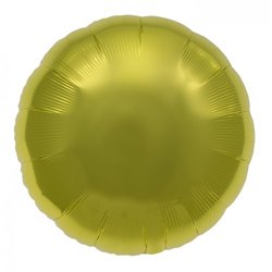 Metallic Citrine Yellow Circle Foil Balloon - 18"/45 cm, Northstar Balloons 00739, 1 piece