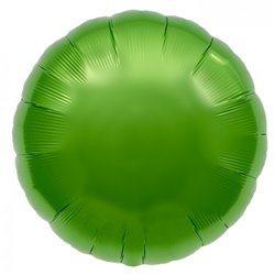 Balon folie lime green metalizat rotund - 45 cm, Northstar Balloons 00740, 1 buc