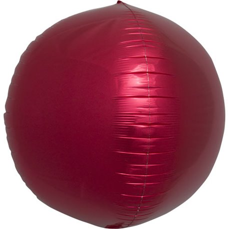 Foil Sphere Balloon 3D Red, 43 cm, 01008