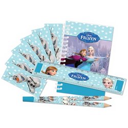Stationery set “Frozen” (notebook, pencil, ruler, stickers) , Amscan999237