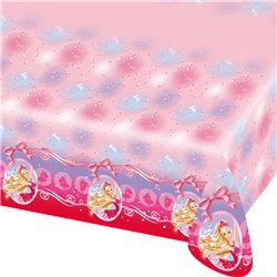 Fata de masa din plastic - Barbie Pink Shoes - 180x120cm, Amscan RM552388, 1 buc
